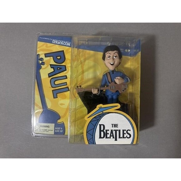 The Beatles Paul McCartney Action Figure McFarlane Toys Spawn.com Exclusive Seal - Picture 1 of 3